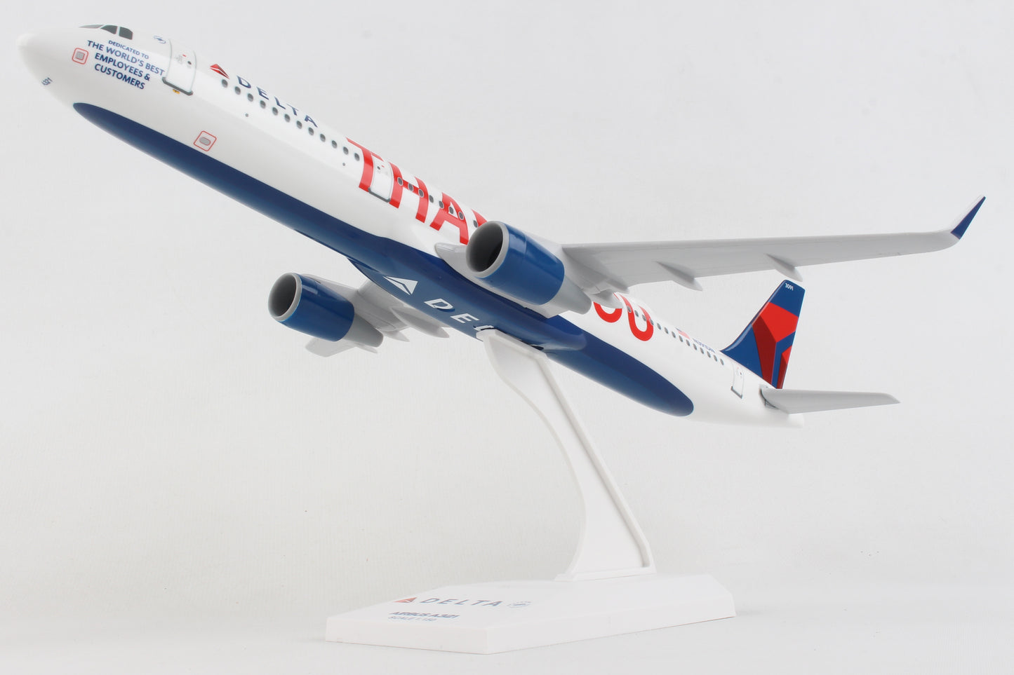 Delta SkyMarks Delta A321 "Thank You" 1/150 Scale Model