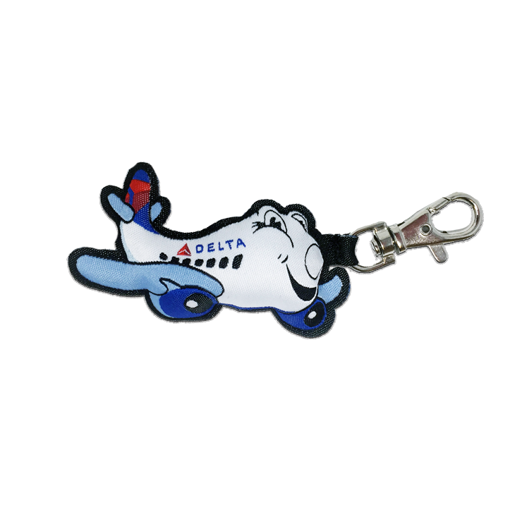 Happy Plane Zipper Pull