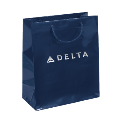 NAVY GIFT BAG - 10W X 12H