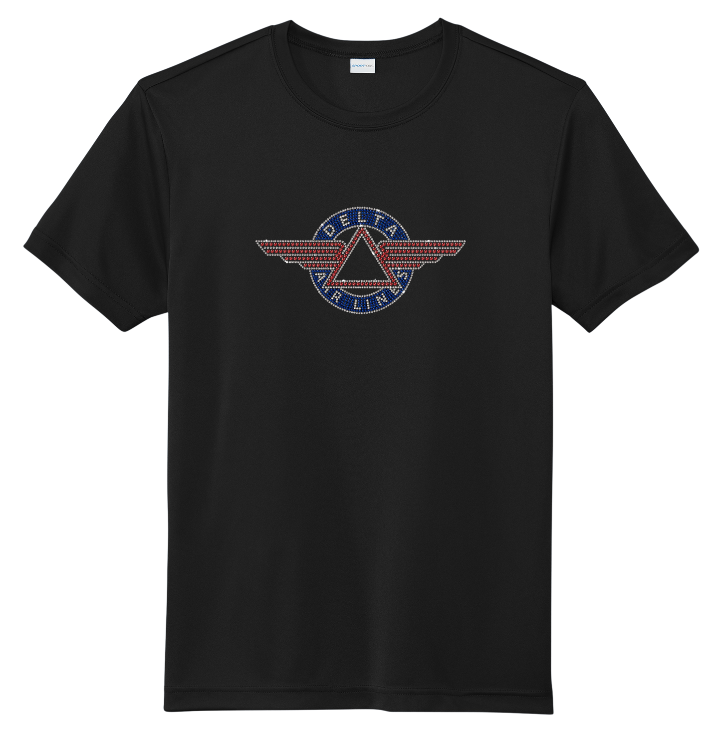 Unisex Black Sparkle Tee