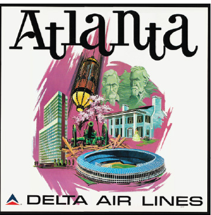 Atlanta Luggage Sticker
