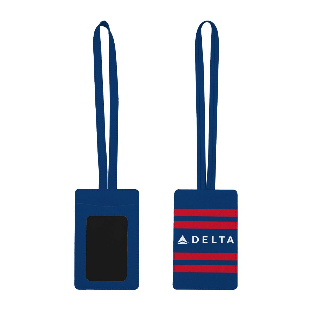 Delta Vegan Leather Luggage Tag