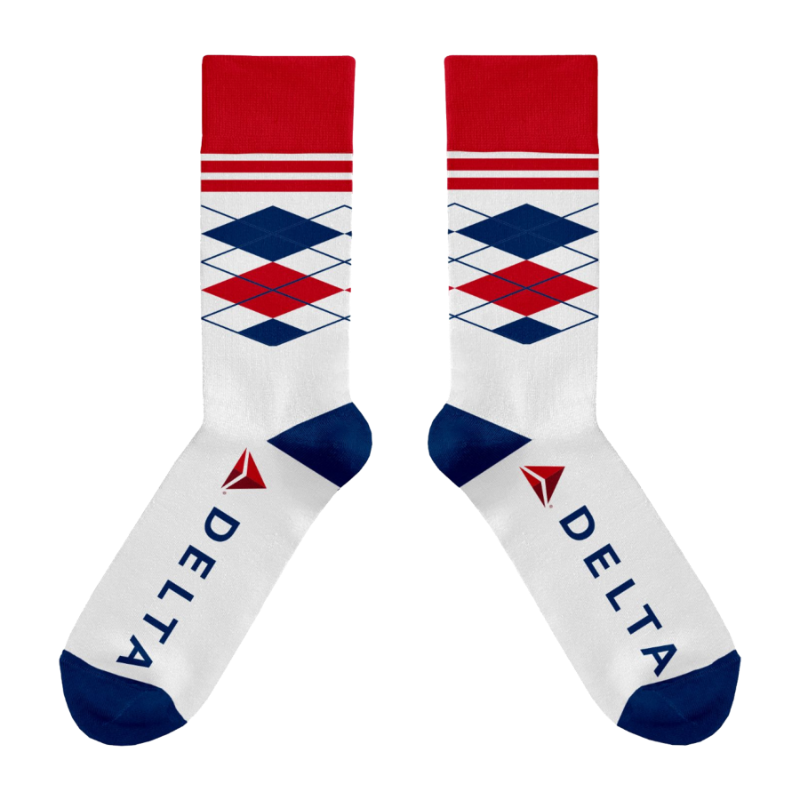 Delta Argyle Socks