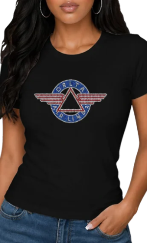 Black Sparkle Tee