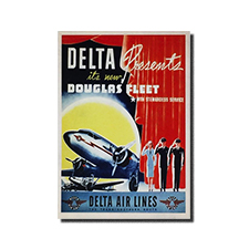 Postcard-Delta Douglas Fleet Thumbnail
