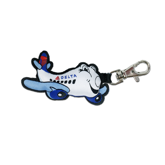 Happy Plane Zipper Pull