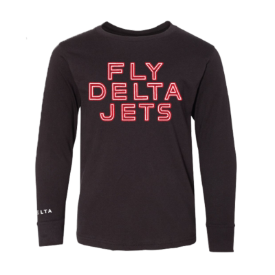 FLY DELTA JETS YOUTH LST