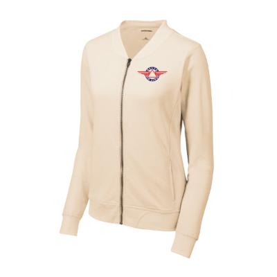 FRENCH TERRY BOMBER JACKET - WOMEN'S CUT