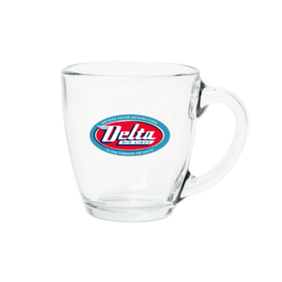 15oz Clear Glass Mug