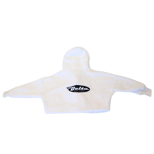 Jill Martin White Cropped Sherpa