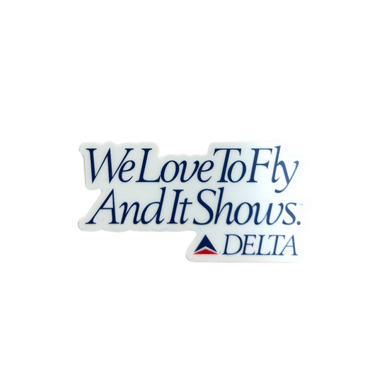 We Love To Fly Sticker
