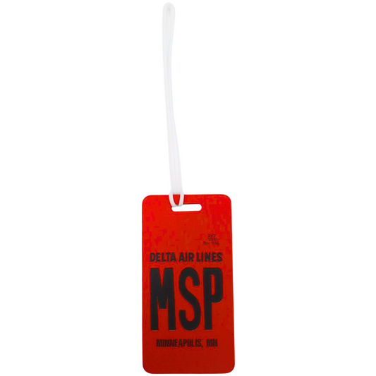 MSP Vintage Luggage Tag