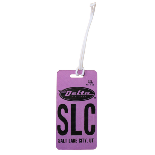 SLC Vintage Luggage Tag