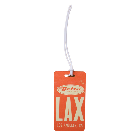 LAX Vintage Luggage Tag