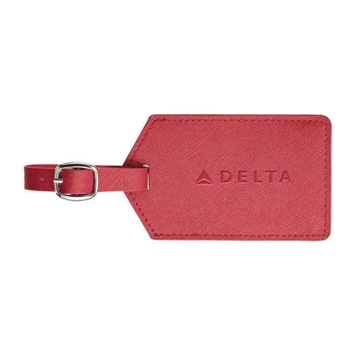 Toscano Leather Luggage Tag