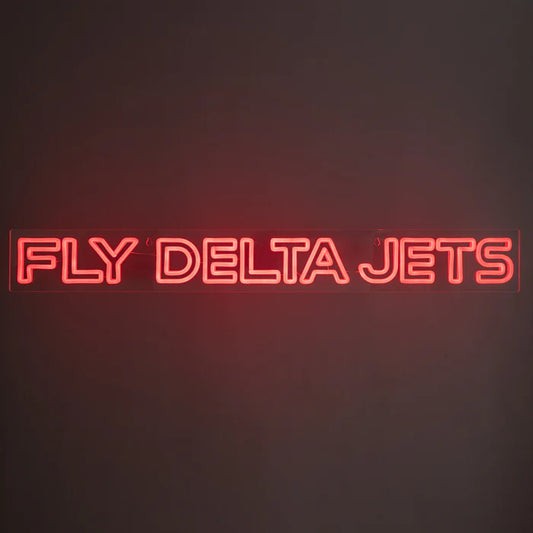 Fly Delta Jets Large Sign