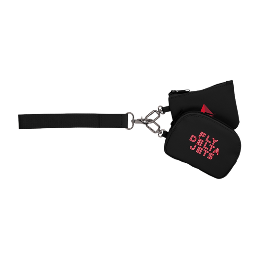 Fly Delta Jets Wristlet Set