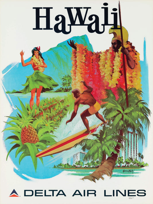Poster Hawaii 70's
