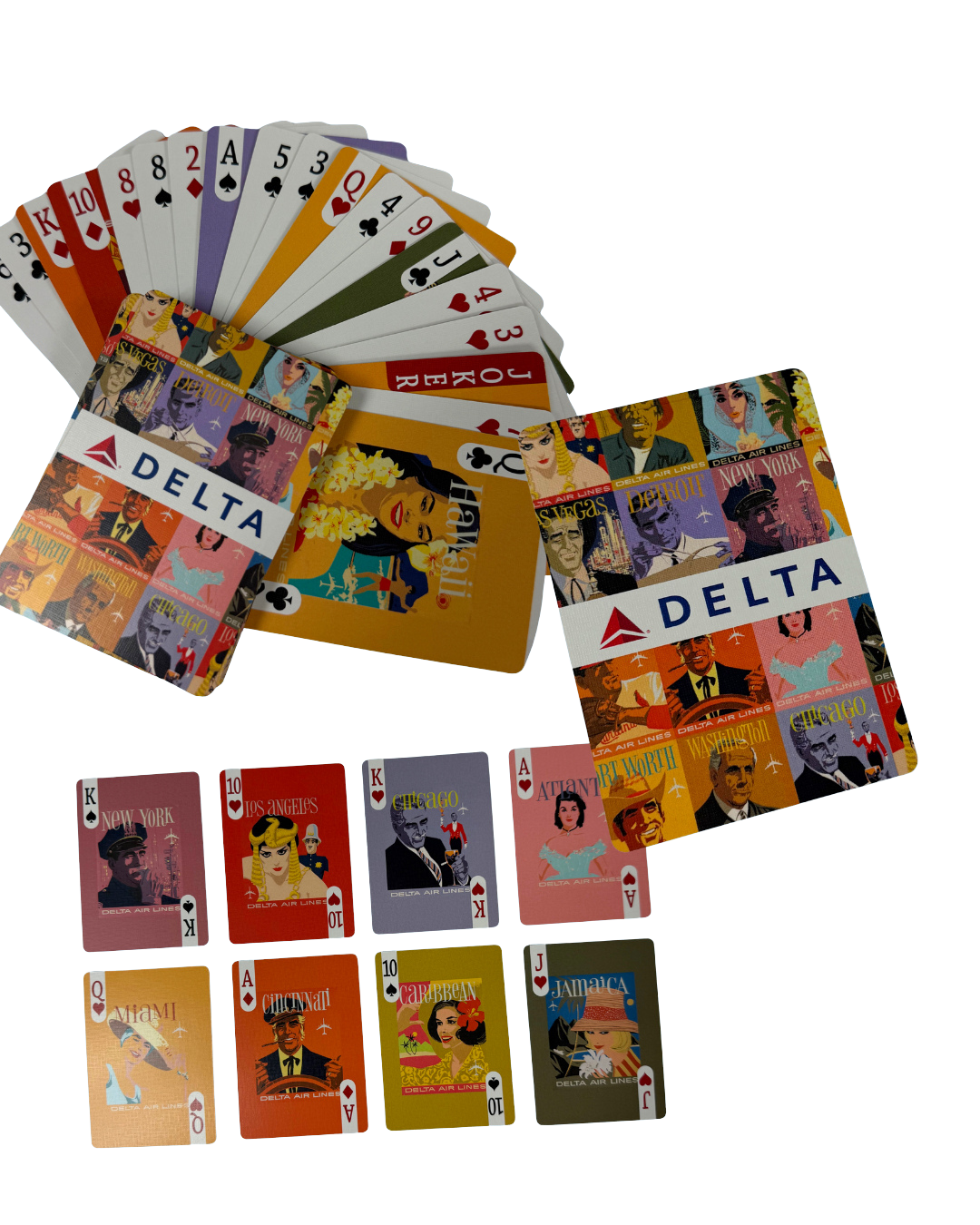 Delta Cities Art Playing Cards