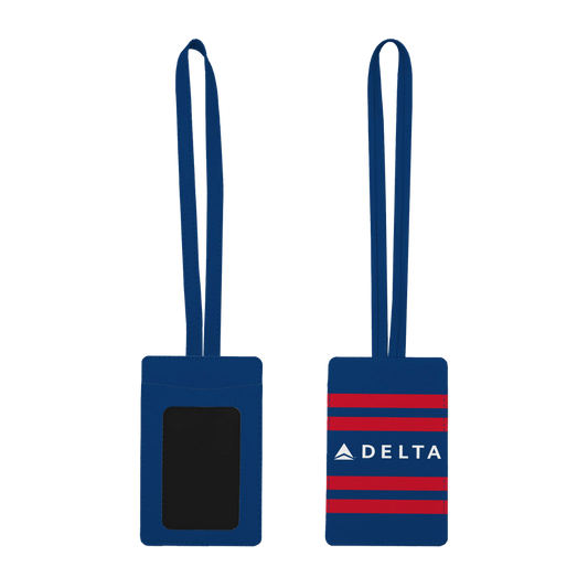 Delta Vegan Leather Luggage Tag