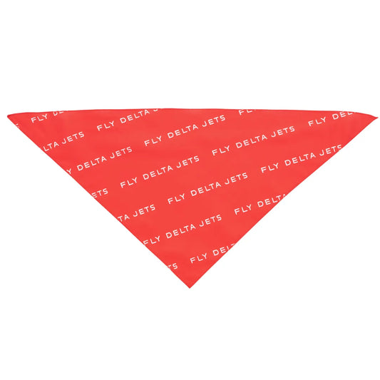 Fly Delta Jets Red Pet Bandana