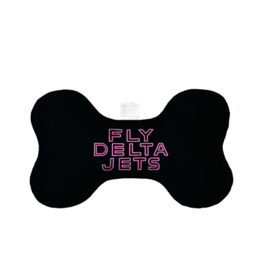 Black Dog Toy w/ Squeaker