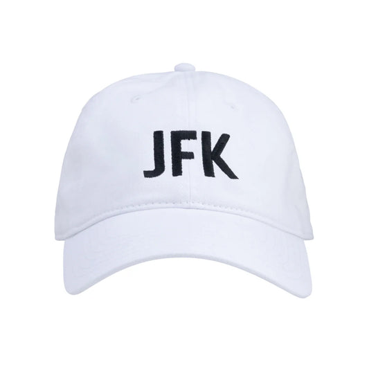 JFK Station Cap- White