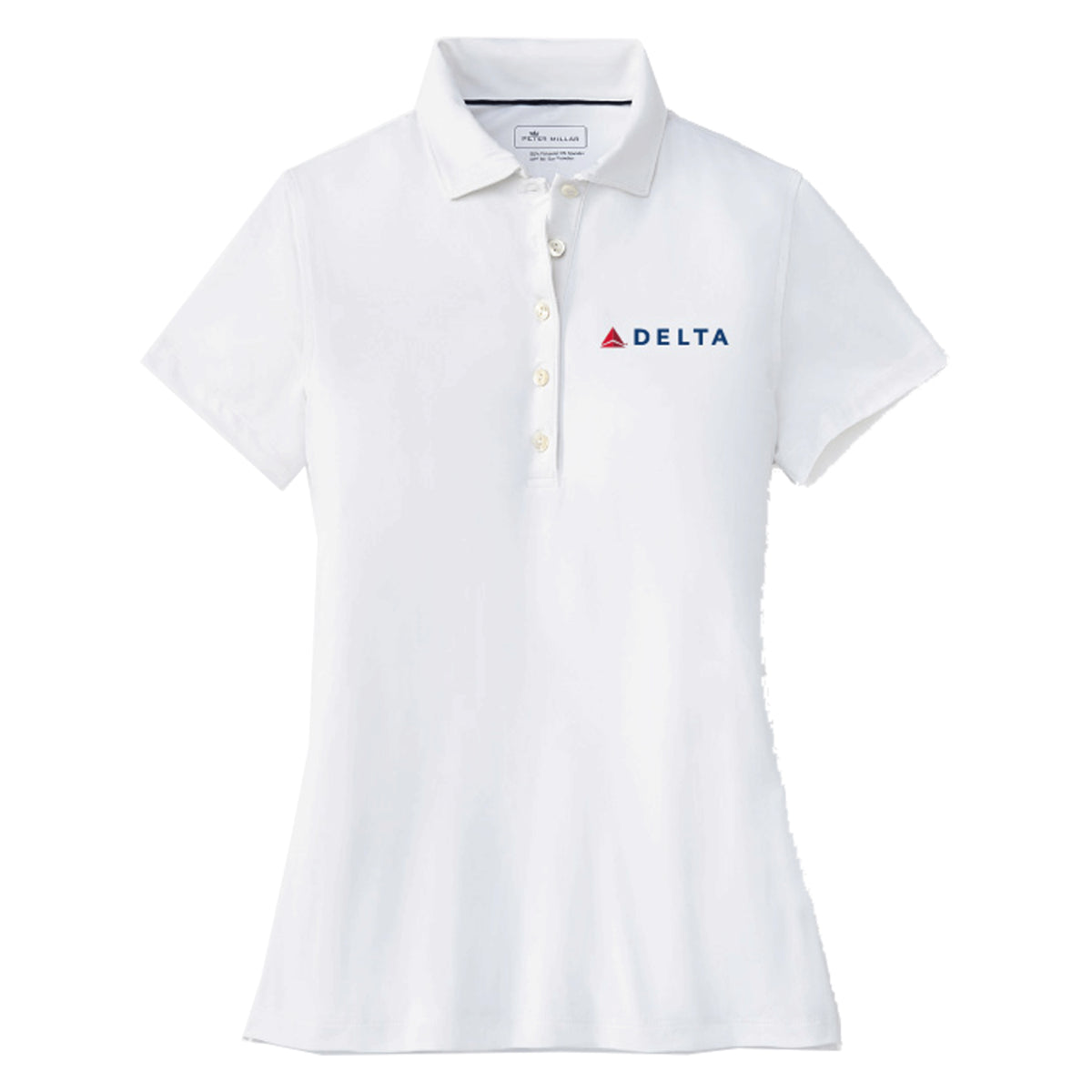 Women's Peter Millar Performance Polo - White