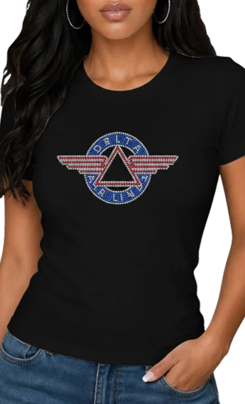 Black Sparkle Tee